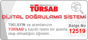 TÜRSAB Dijital Doğrulama Sistemi - Belge No 12519